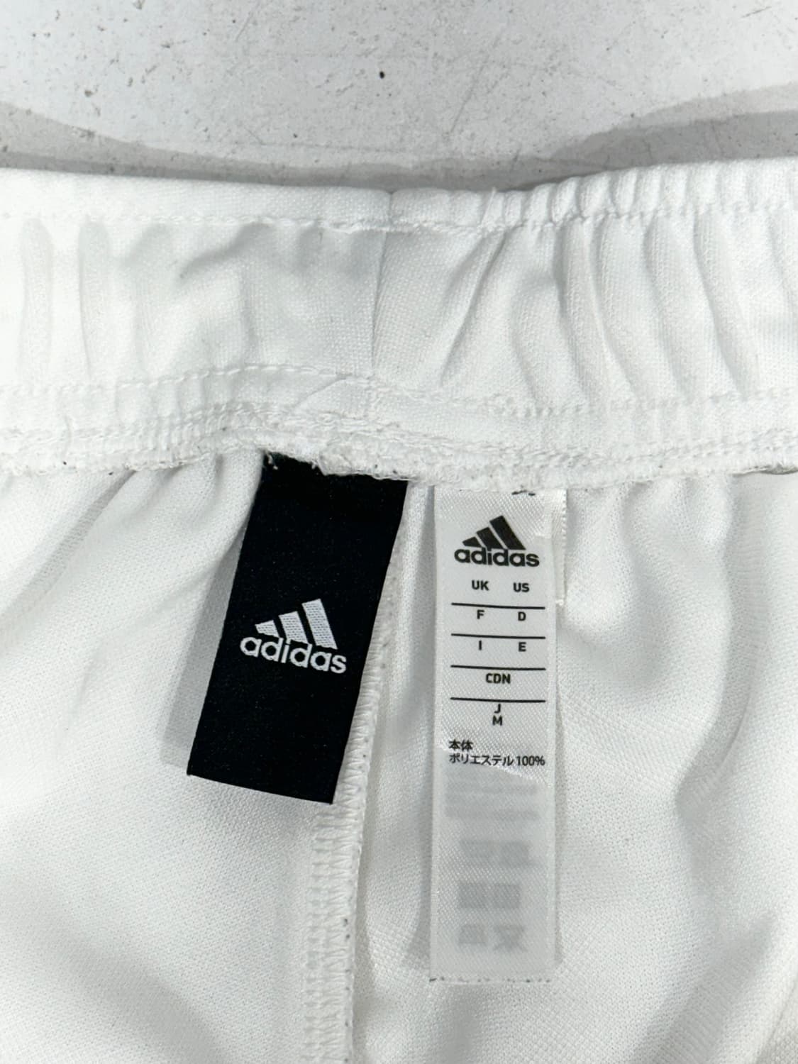 아디다스 화이트 골드 빅 로고 와이드 팬츠 M 상품이미지8