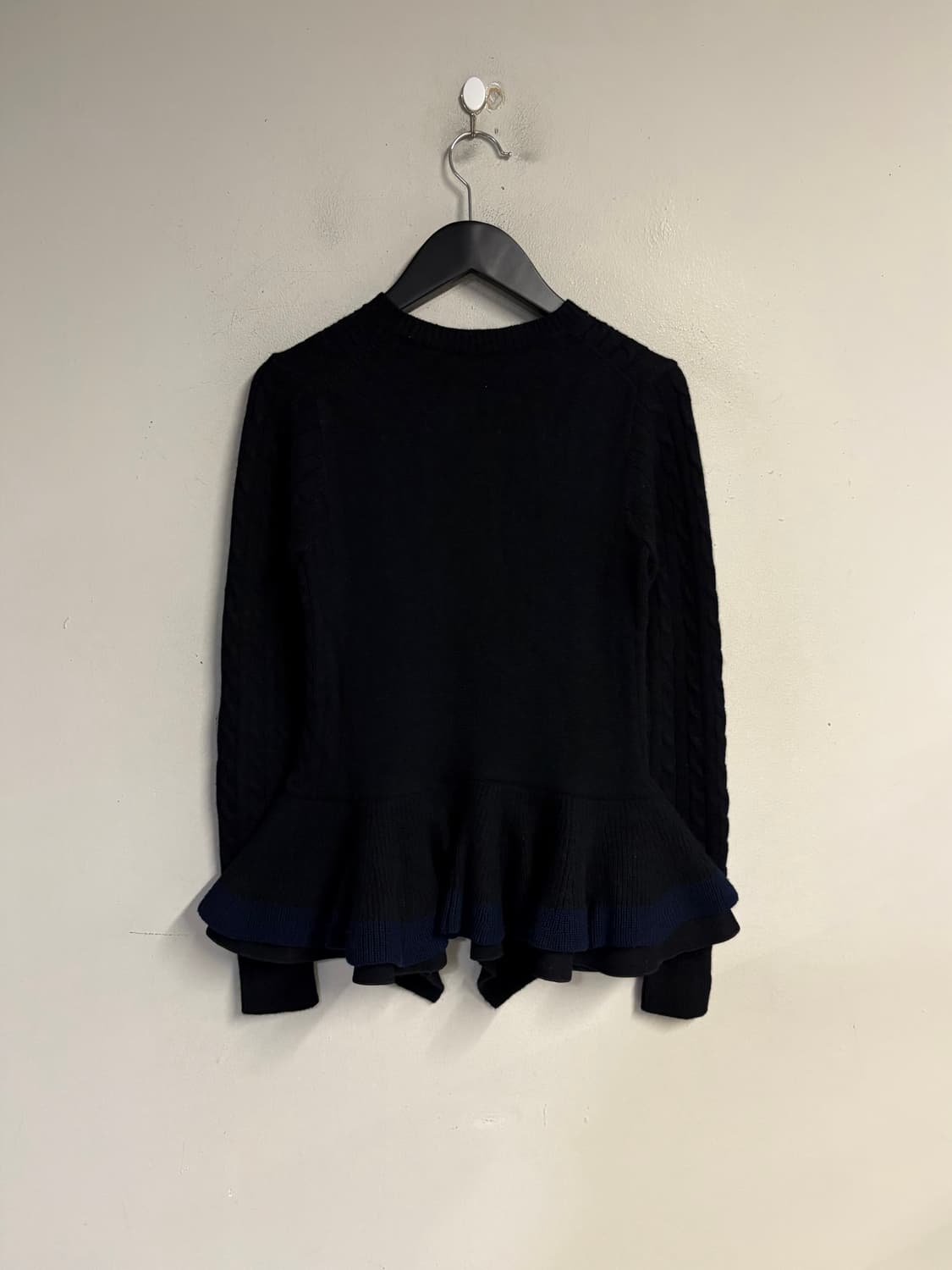 SACAI LUCK ruffle cable cardigan  상품이미지5