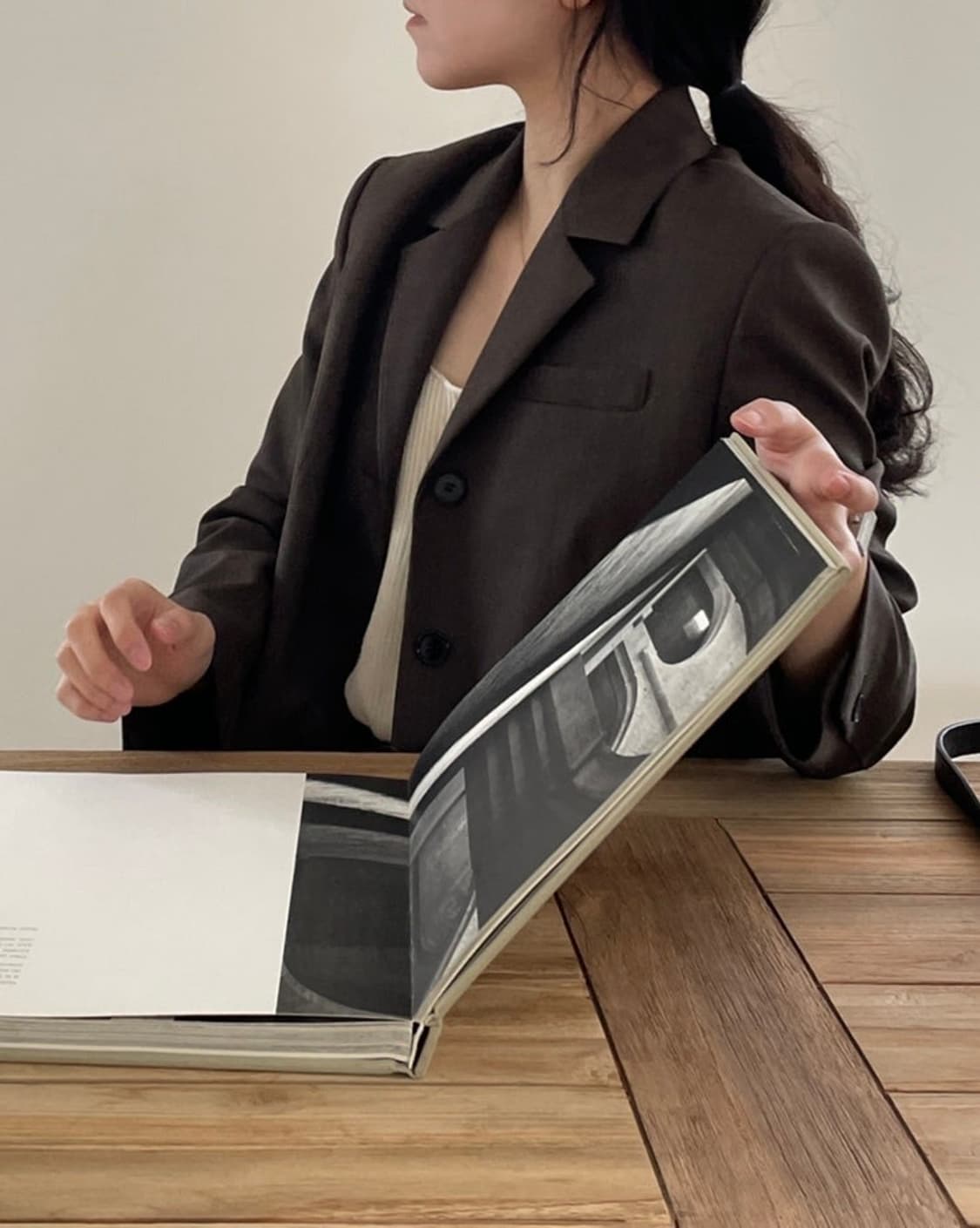 [42] 노멜렛 산레모 울 블레이저 블랙 상품이미지5