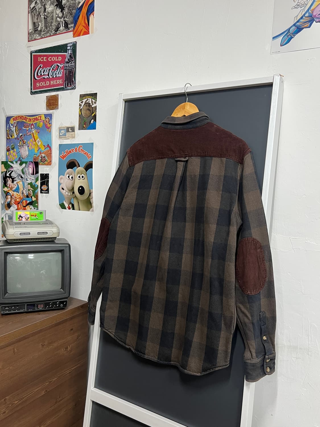 Vans 반스 엘보우 패치 플란넬 체크 셔츠 자켓 상품이미지7