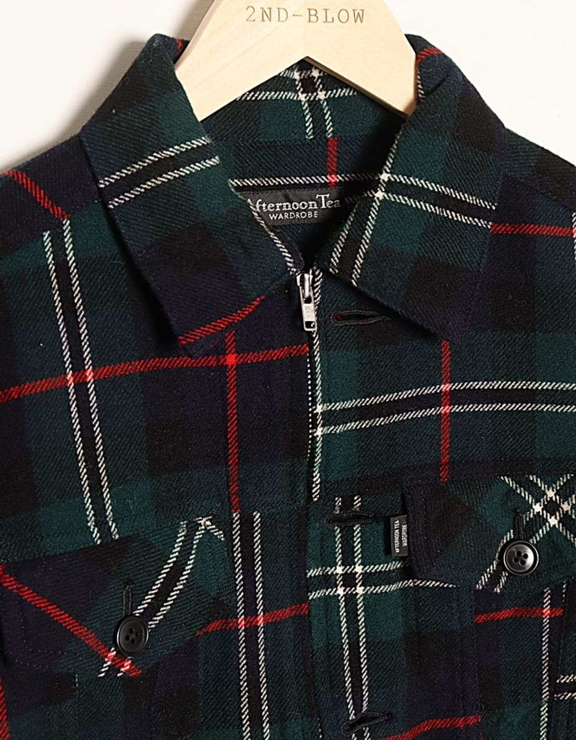 Afternoon Tea Check Wool Jacket 상품이미지3