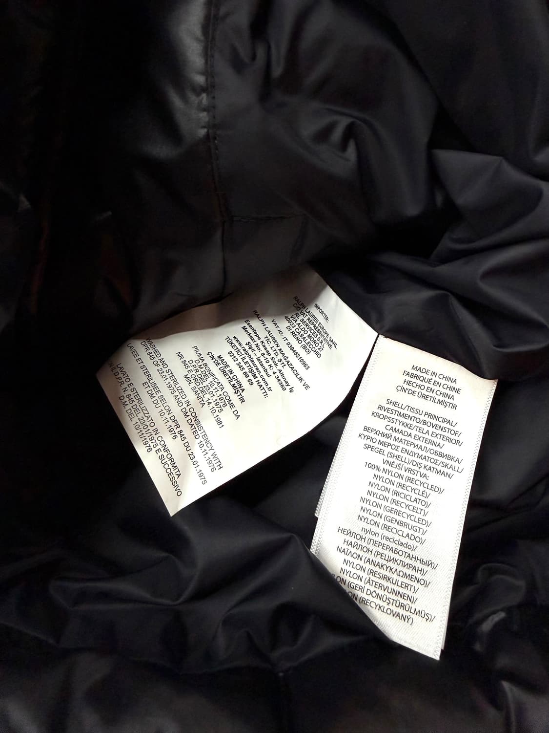 .S/ 폴로랄프로렌 벨티드 다운 바이커 패딩자켓 상품이미지10