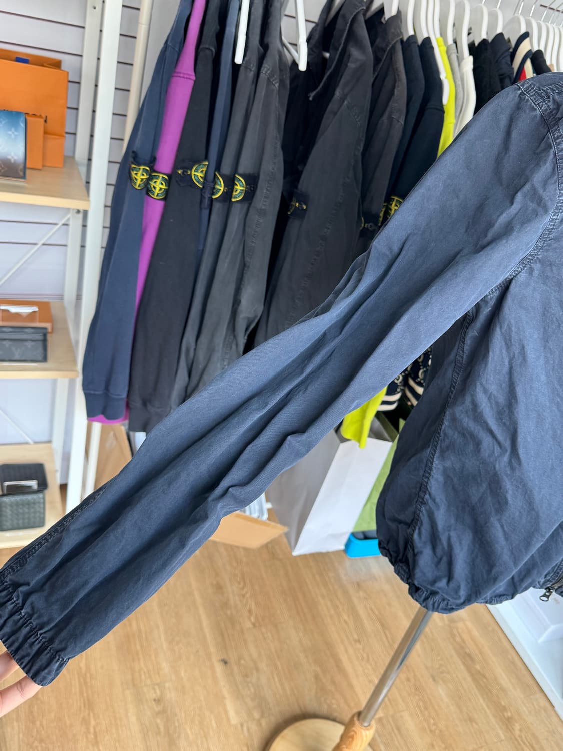 [새상품급,L] 스톤아일랜드 올드이펙트 오버셔츠 자켓 상품이미지4