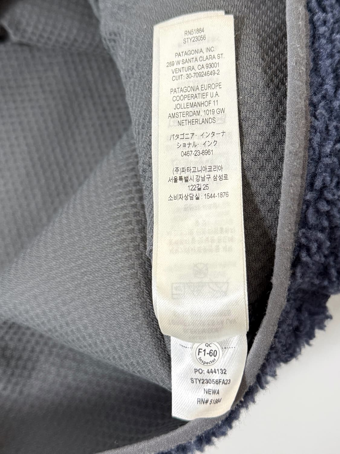 파타고니아 루즈핏 클래식 레트로 X 플리스 자켓 뉴 네이비 왁스레드 상품이미지6