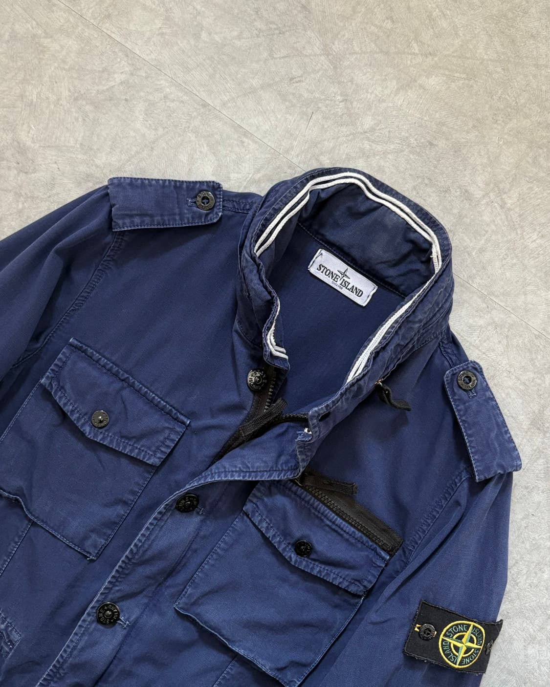 Stone Island 스톤아일랜드 2012FW 가먼트다잉 밀리터리 자켓 상품이미지4