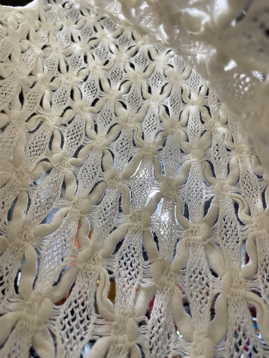 90~00s Dolce & Gabbana 돌채앤 가바나 크로셰 니트 조끼 상품이미지4