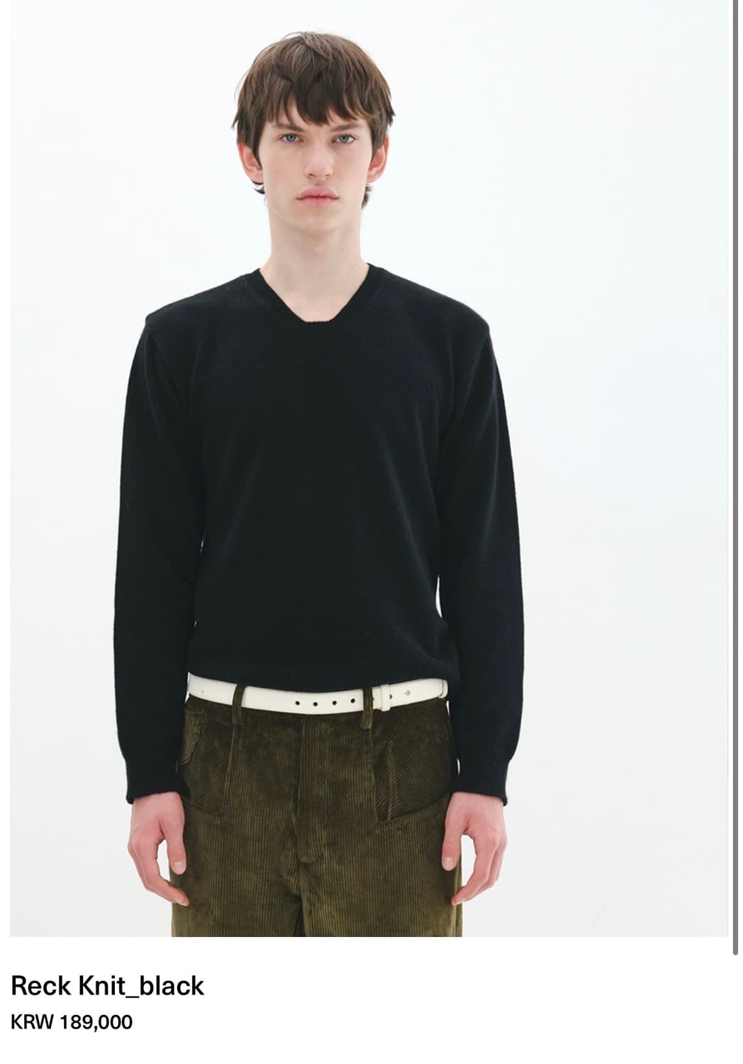 aieul reck knit black 48 아이엘 렉니트 상품이미지1