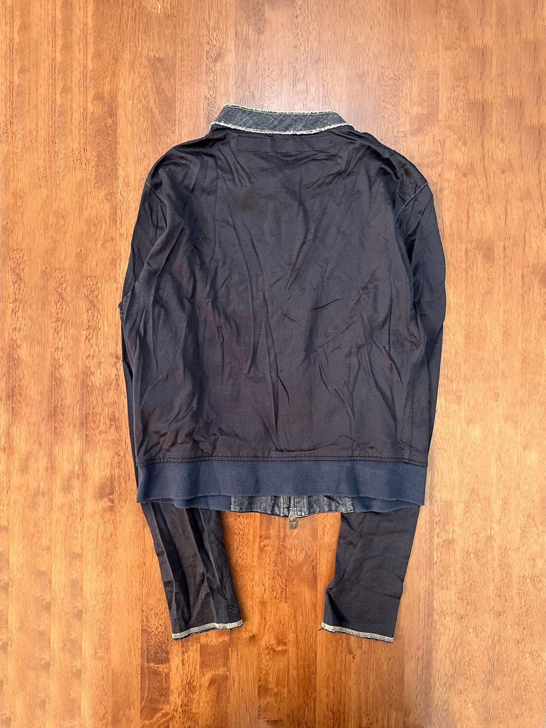 마리떼 빈티지 더블 지퍼 코튼 자켓    상품이미지2