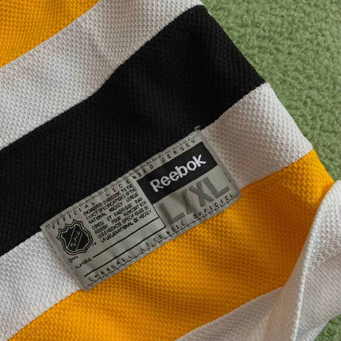 뉴진스 리복 90's CCM 화이트 옐로우 하키 져지 상품이미지5