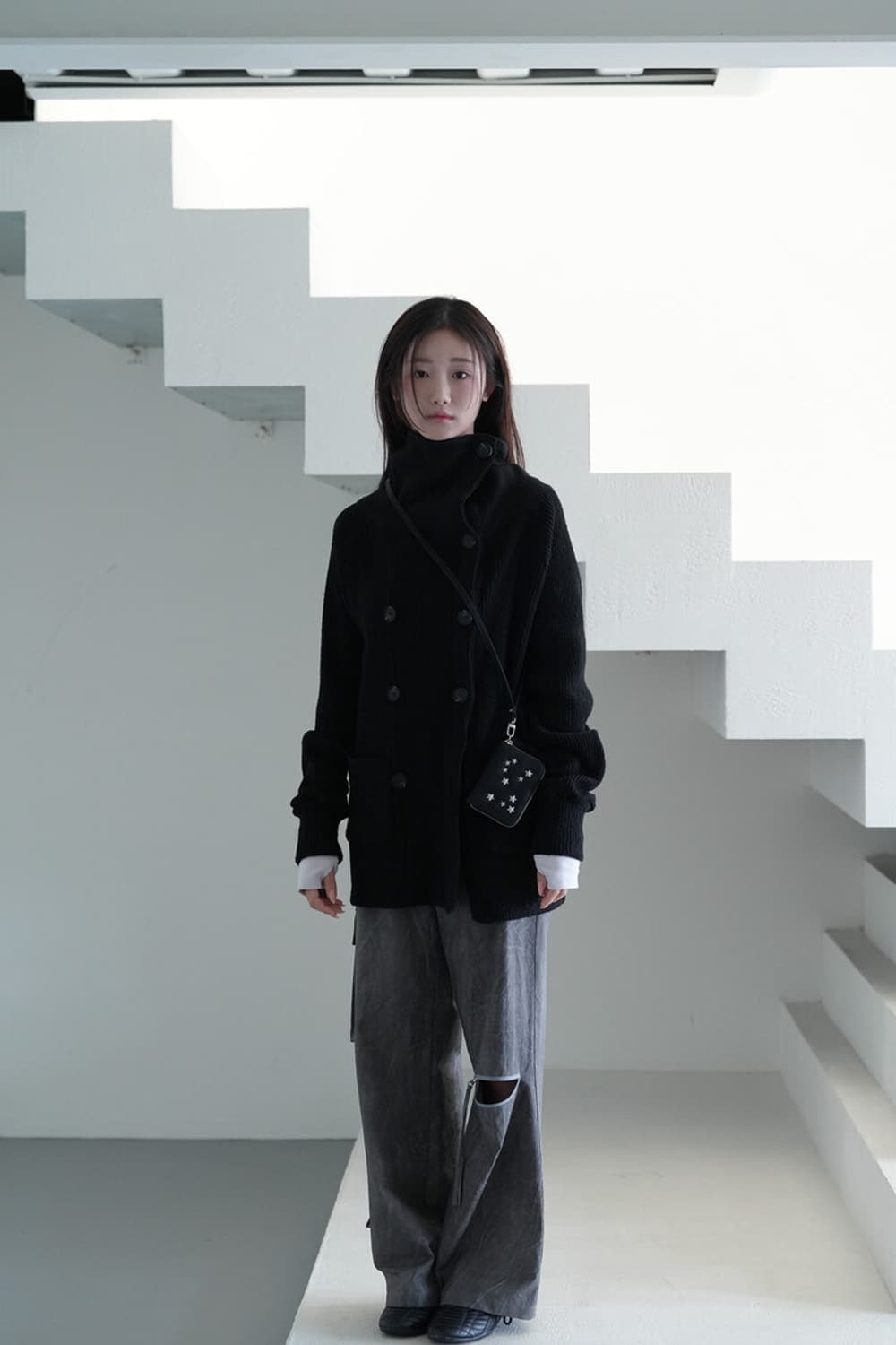 Double button Cardigan 상품이미지2