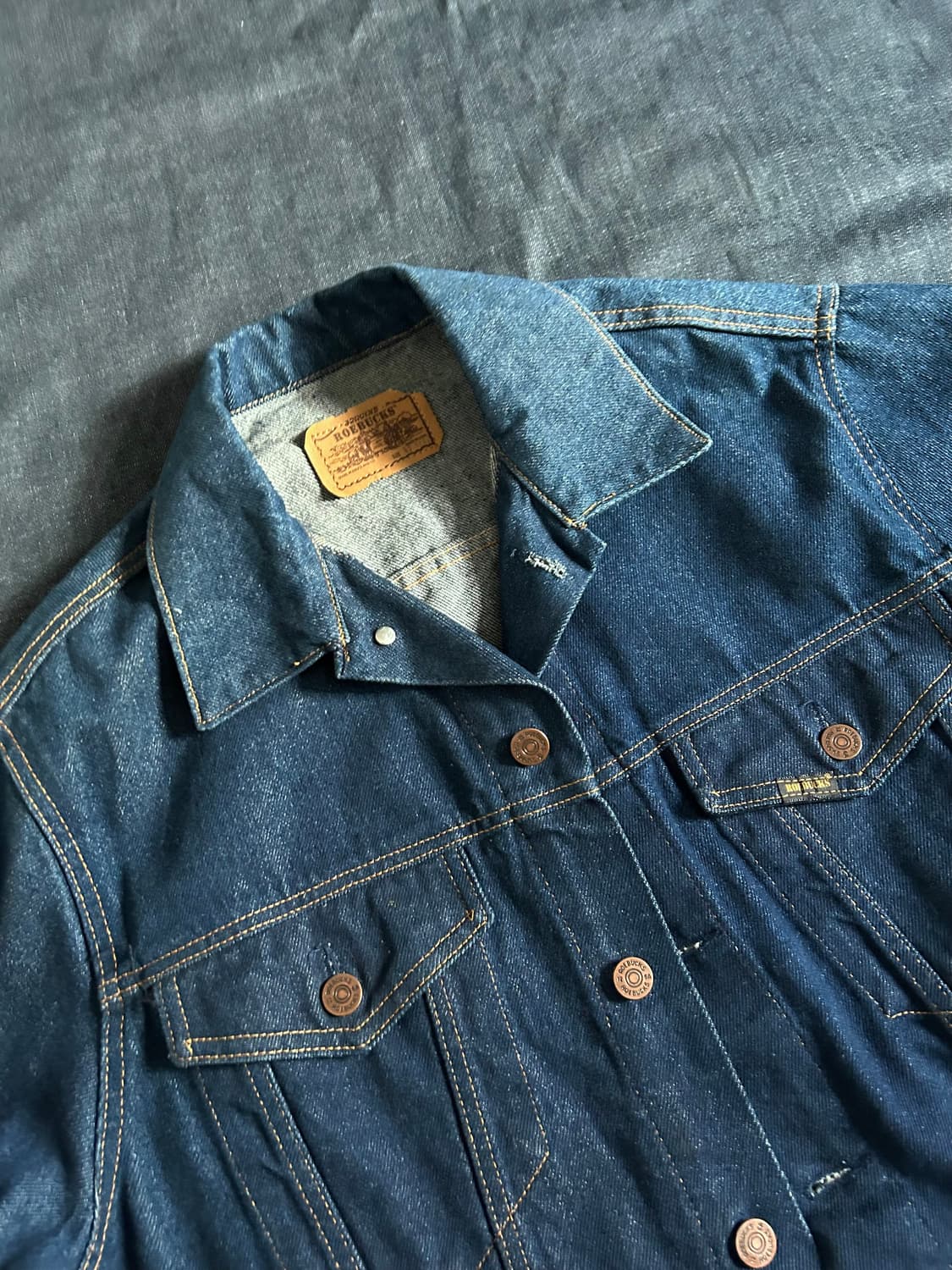 8~90s Sears Roebucks 데님자켓 Made in USA 상품이미지2