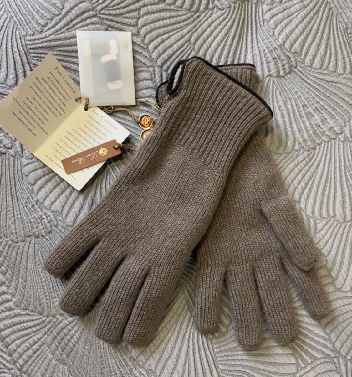 LORO PIANA 로로 피아나 글러브(베이비 캐시미어)L사이즈-해외발송 상품이미지1