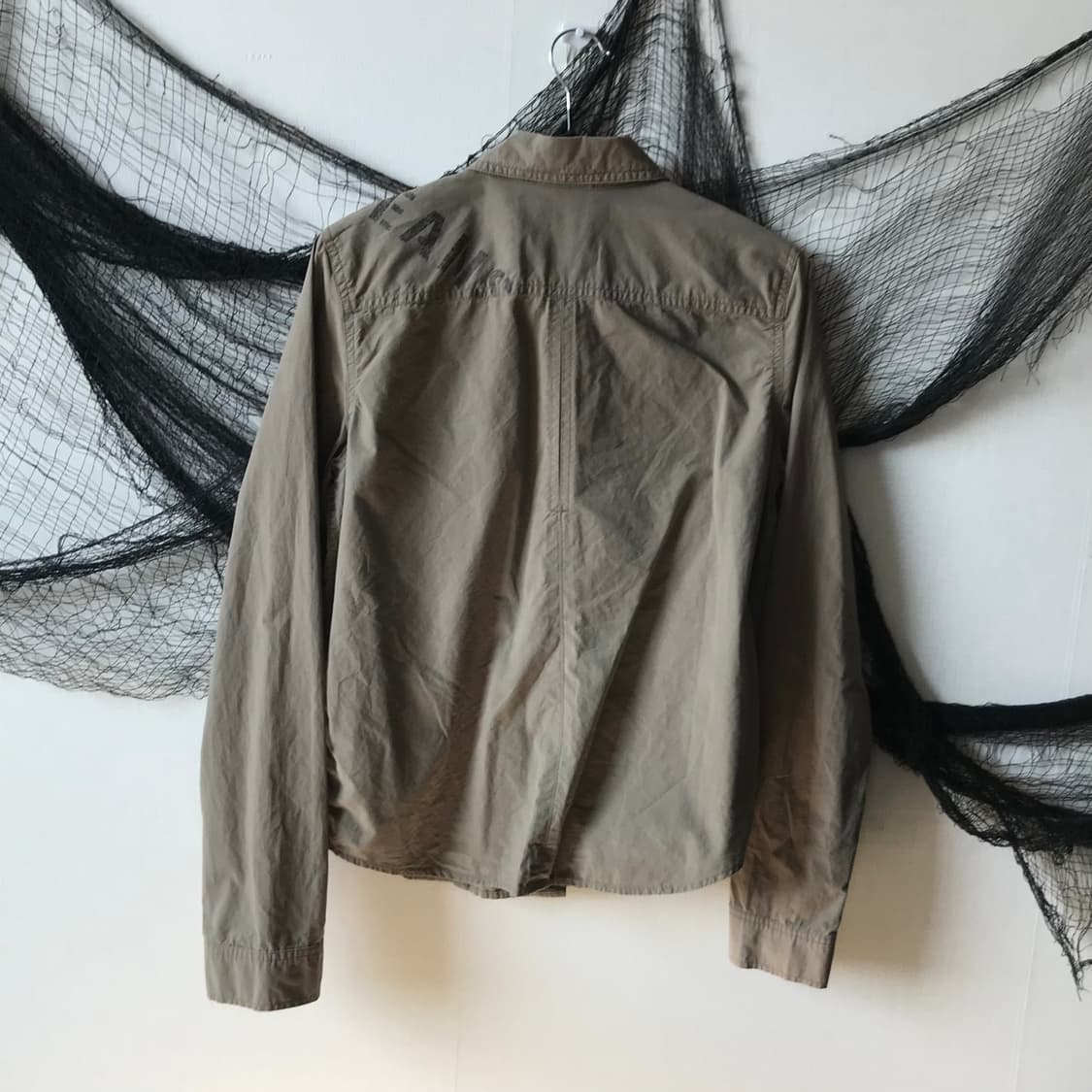 Y2k shoulder printing shirts   상품이미지3