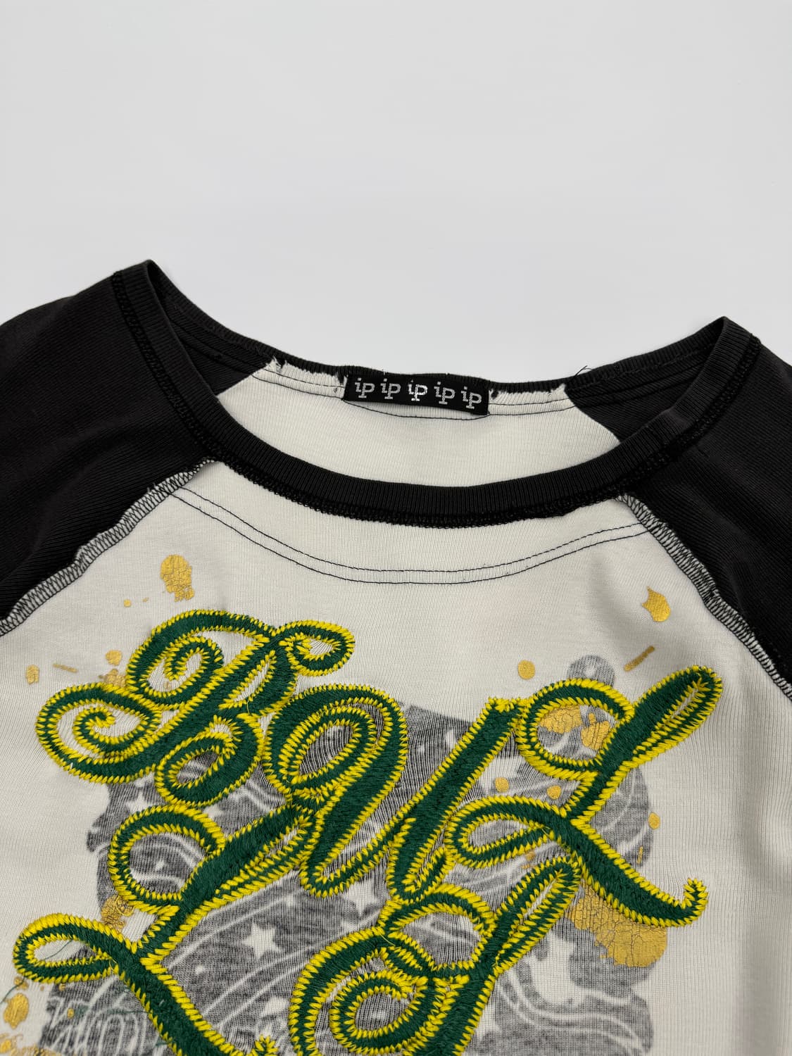 빈티지 레터링 고딕 펑크 긴팔티 상품이미지3