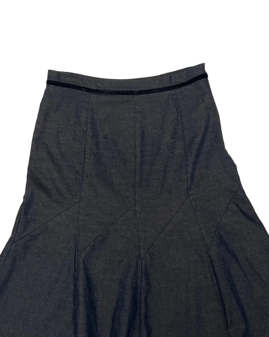 Dark denim flared skirt 상품이미지2