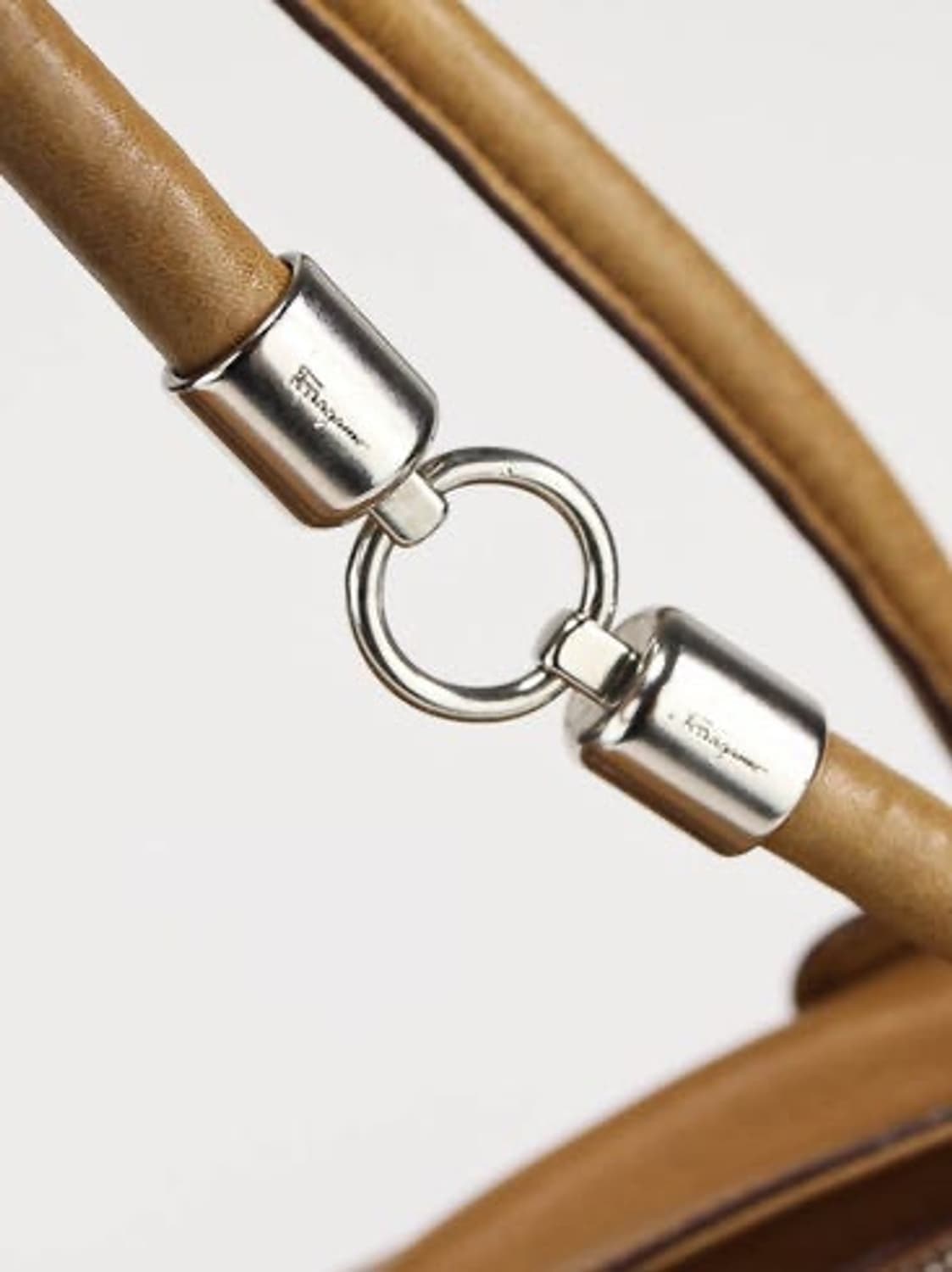 SALVATORE FERRAGAMO Brown Leather Tassel 상품이미지3