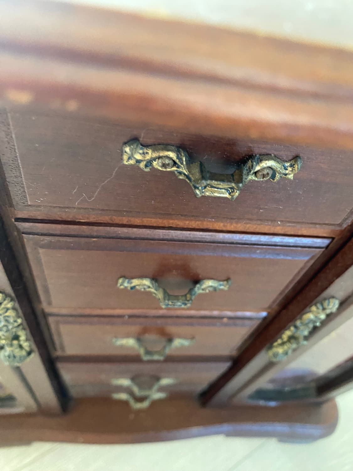 빈티지 목걸이 드롭 금색 체인 목걸이 상품이미지7