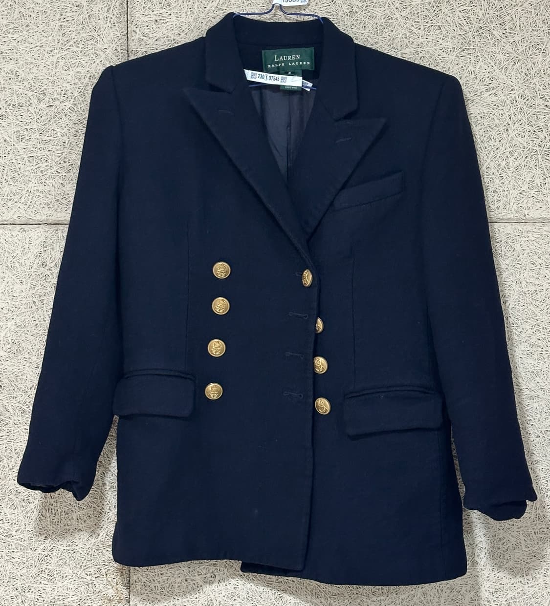 폴로 랄프로렌 울 100 골드 버튼 네이비 블레이저 4사이즈 상품이미지1