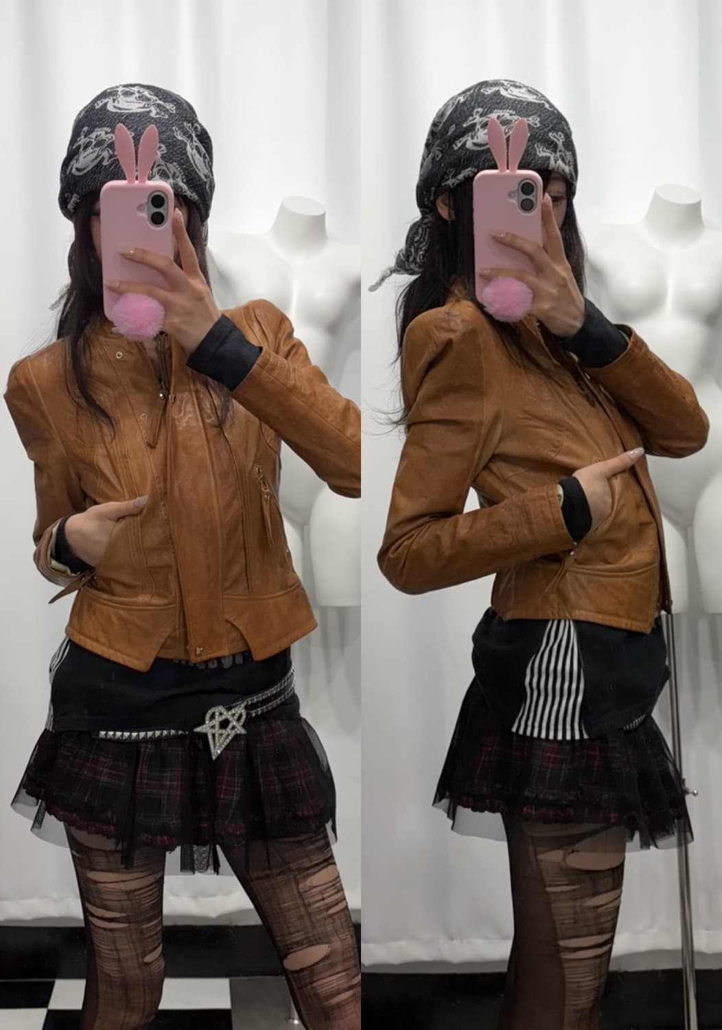 🎸브라운 레더 자켓🎸 상품이미지1