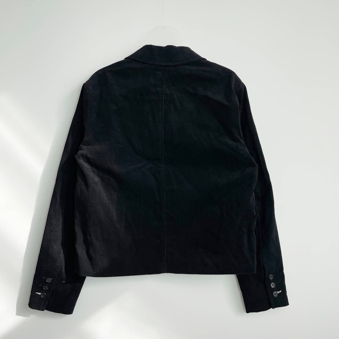 F2 피스워커(PIECE WORKER) 블랙 코듀로이 자켓 M사이즈 상품이미지3
