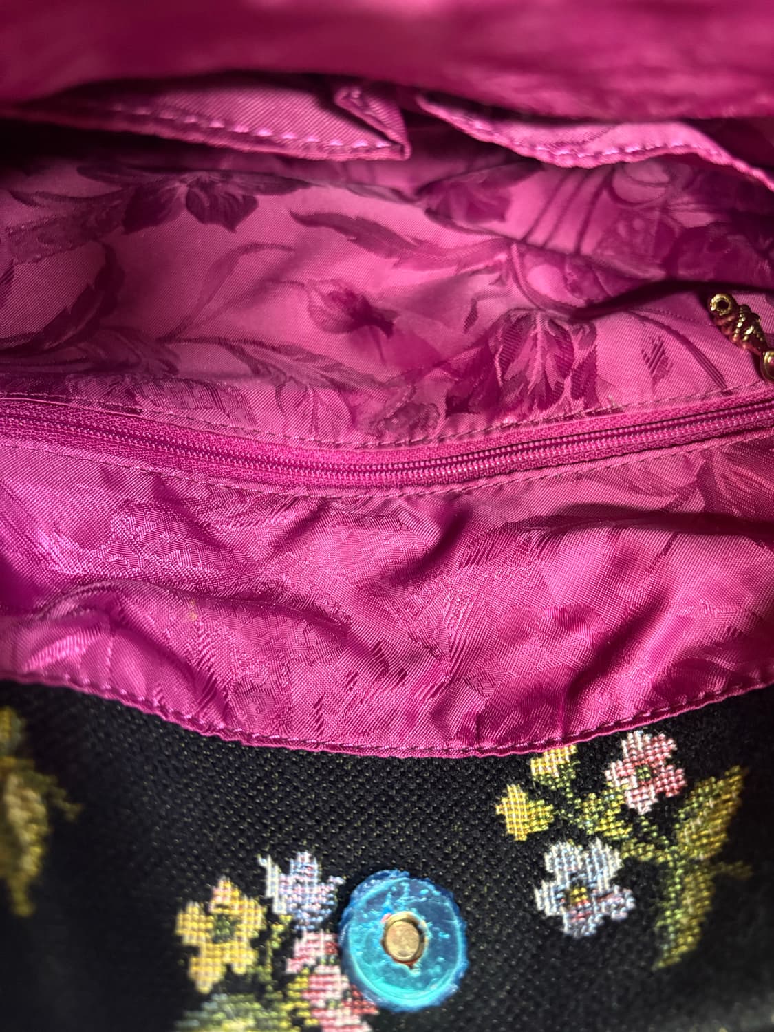 Think Bee 고블랭 플라워 패브릭 토트백 상품이미지9