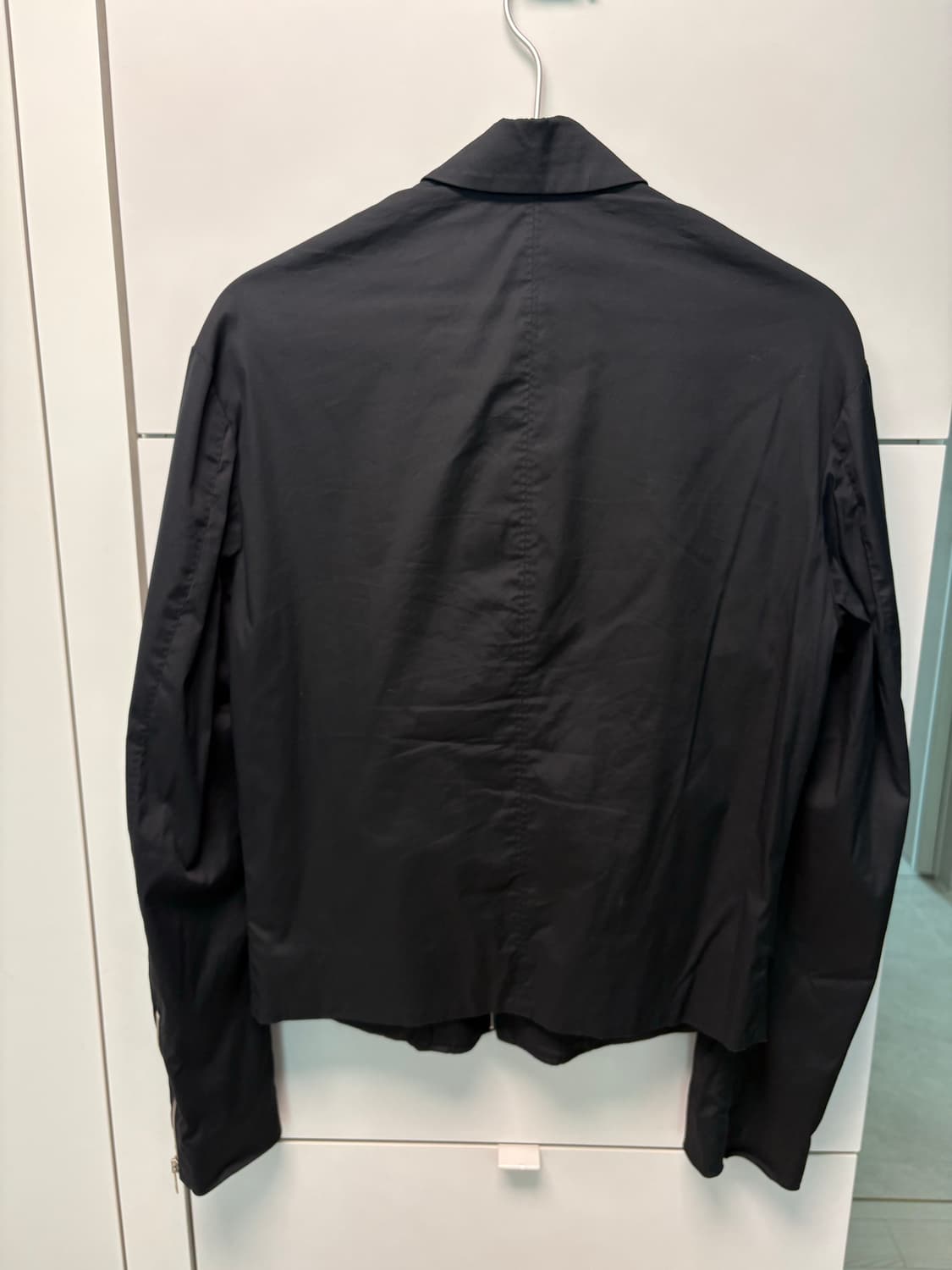 코스튬 네셔널 블랙 미니멀 블루종 자켓 95-100 상품이미지4