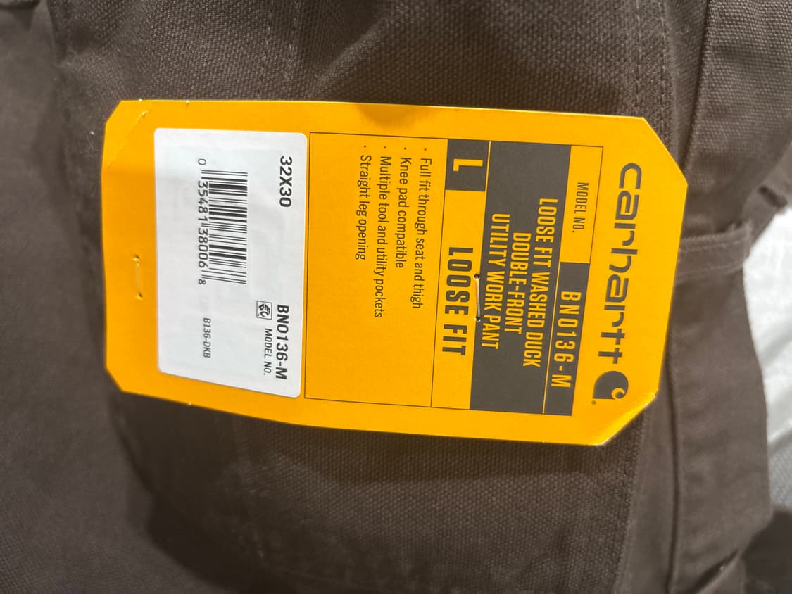 칼하트 더블니 팬츠 상품이미지3