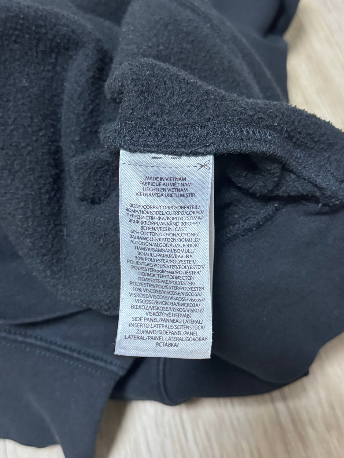 폴로 맨투맨 블랙 xl 상품이미지6