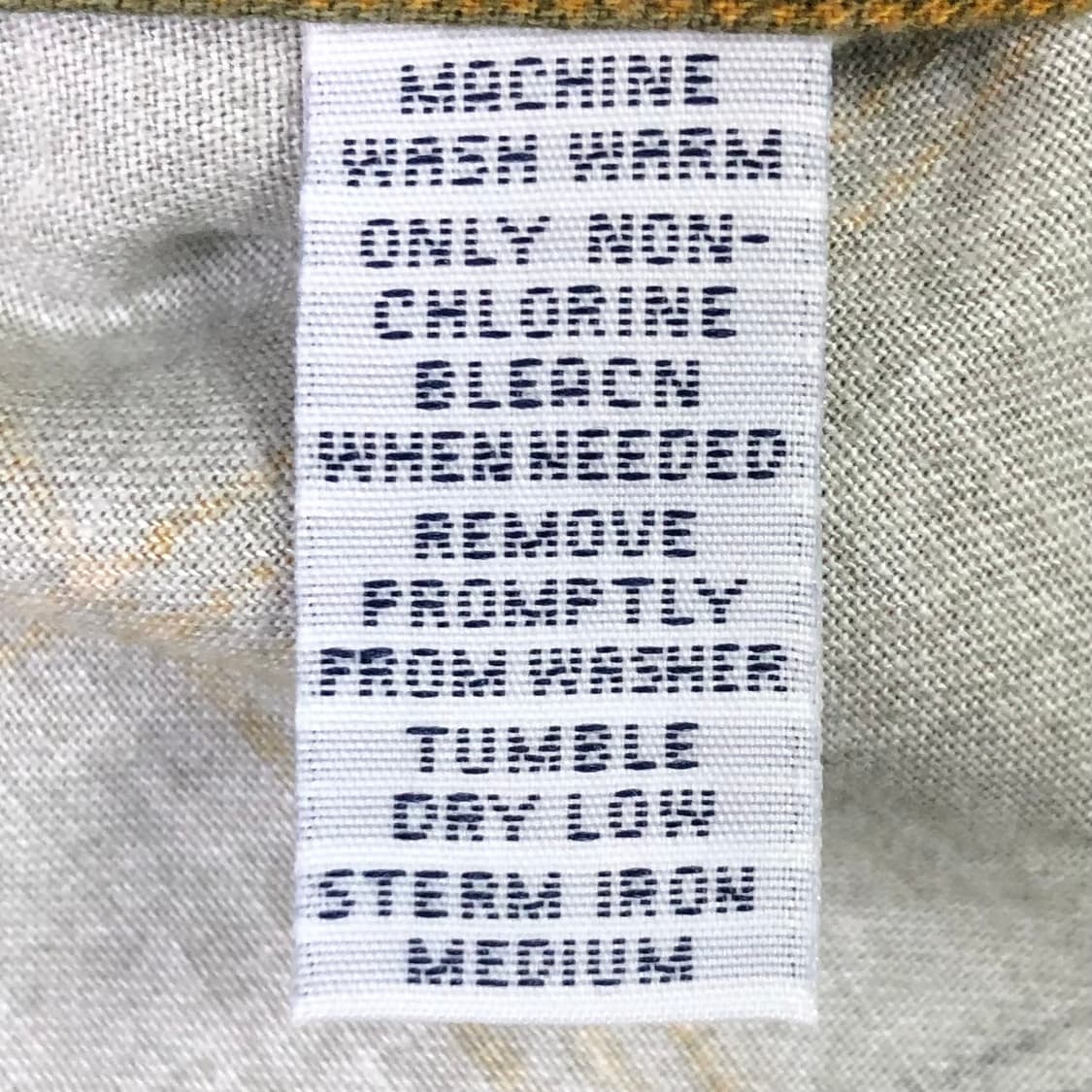 Xxl 폴로 체크 카키코튼 셔츠 상품이미지4