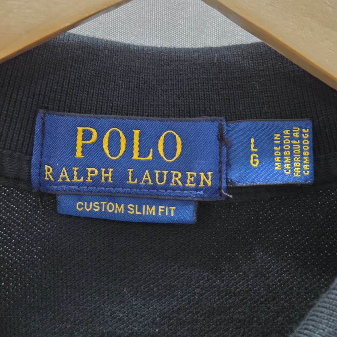 폴로랄프로렌 우먼 피케 카라 롱슬리브 블랙 L 상품이미지3