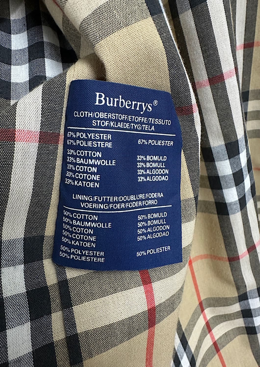 빈티지 버버리 코트 XL  상품이미지5