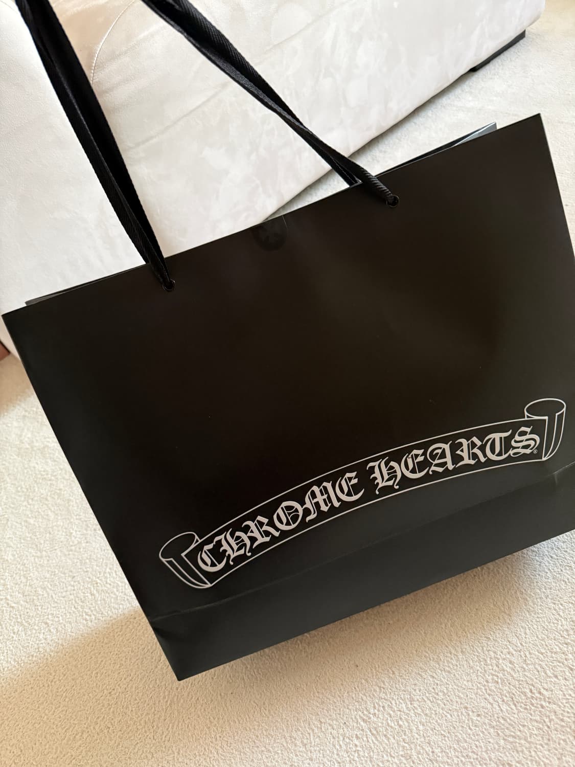 크롬하츠 버티컬 롱 플리스 후드집업 상품이미지1