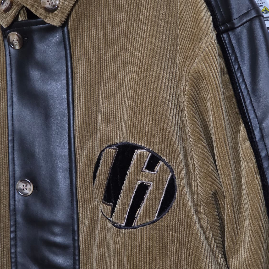 JPN 코듀로이 레더 브라운 필드 자켓 상품이미지3