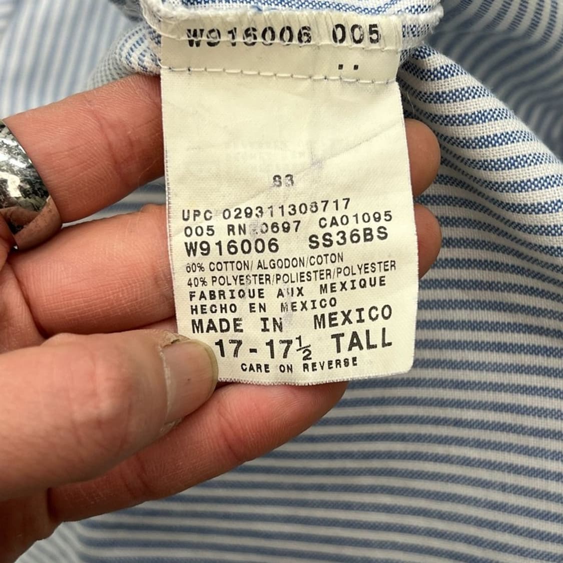 디키즈 스트라이프셔츠 r2175 상품이미지7