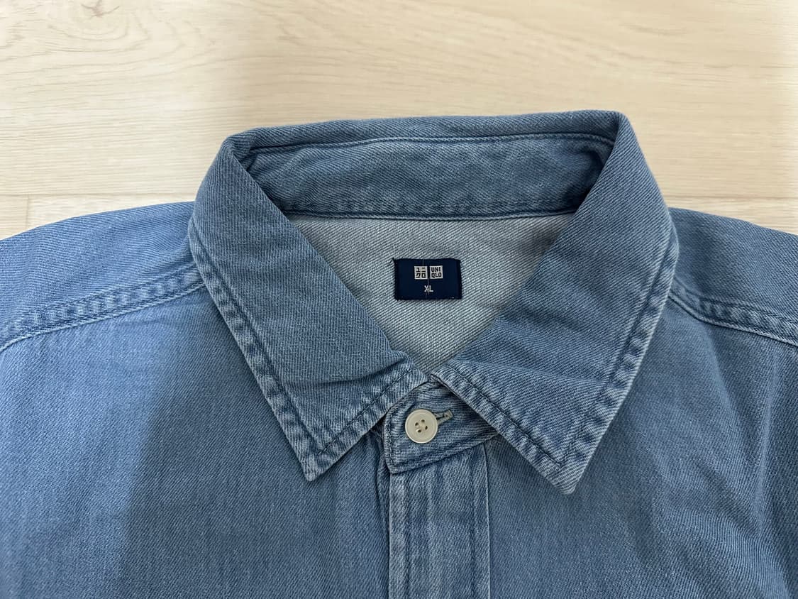 유니클로 오버데님셔츠 XL 상품이미지2