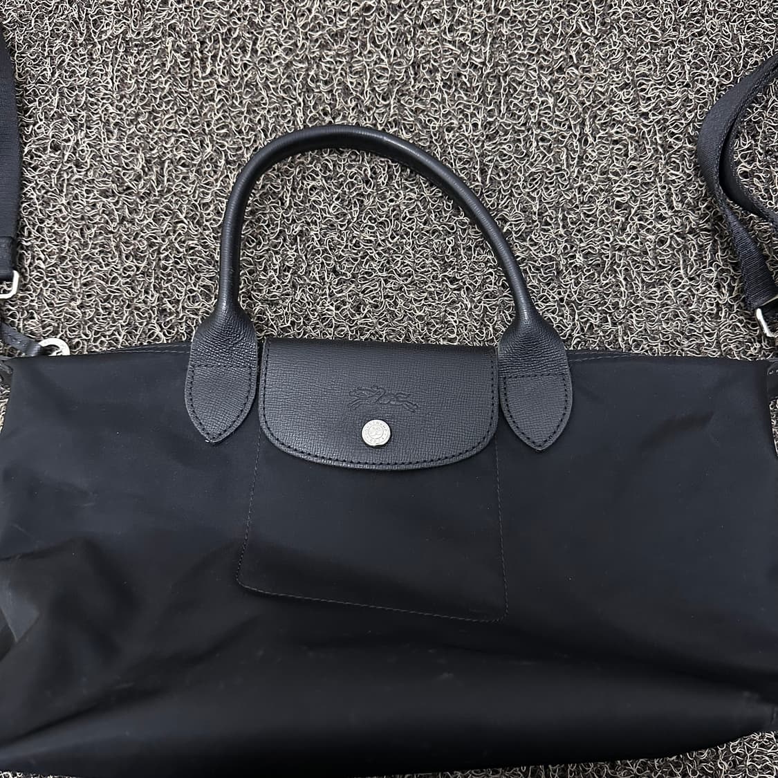 Longchamp 롱샴 여성 토트백 크로스백 블랙 상품이미지2