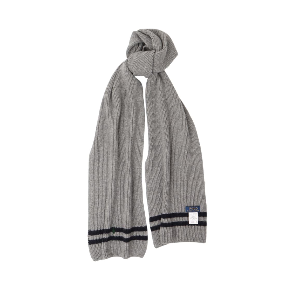 폴로 랄프로렌 베이직 포니 그레이 울 머플러 상품이미지1