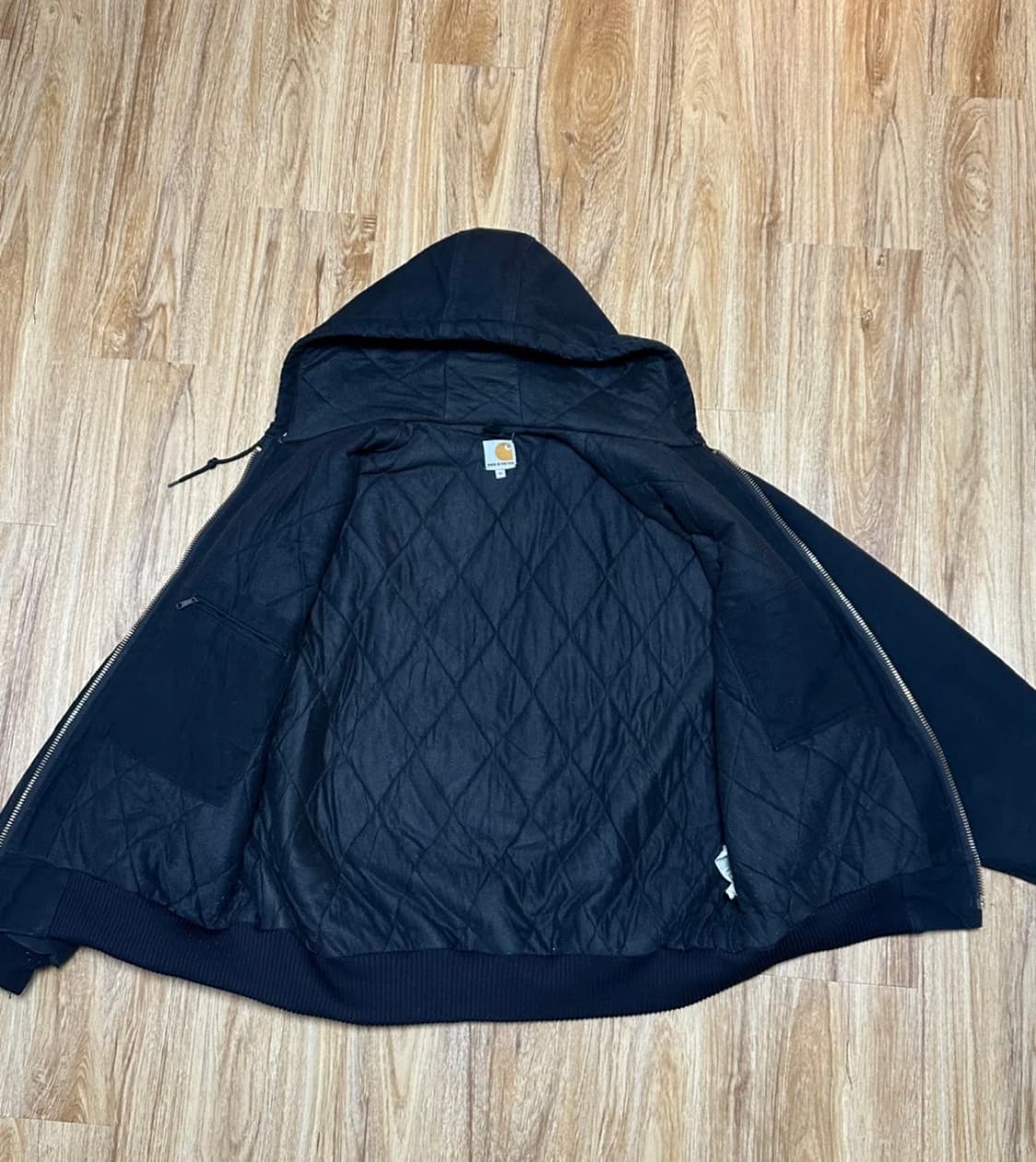 칼하트 J140 블랙 후드 자켓 XL 상품이미지6