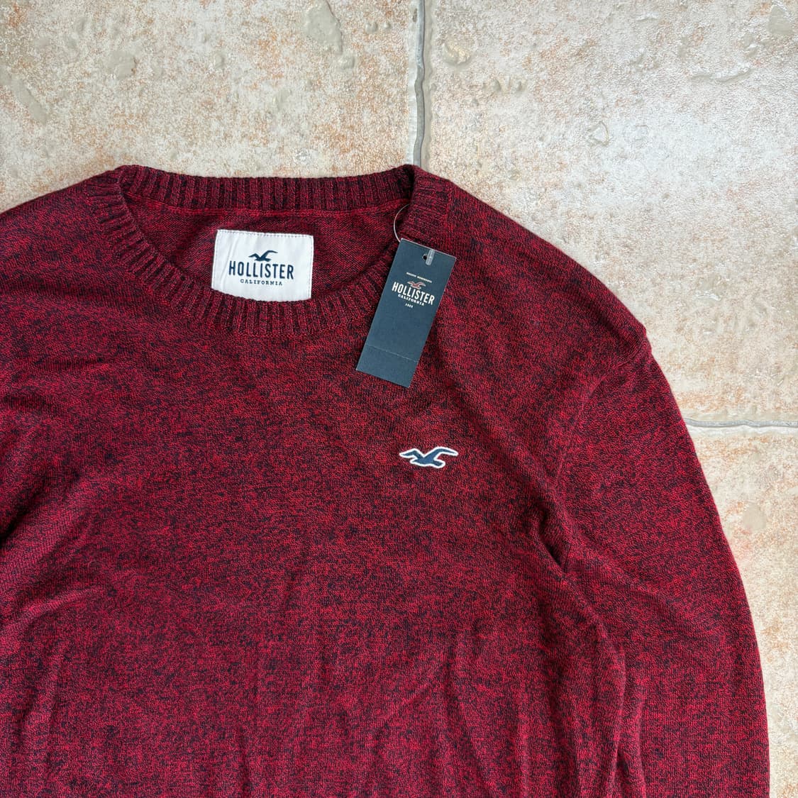 [dead-stock / M] HOLLISTER wine knit 상품이미지2