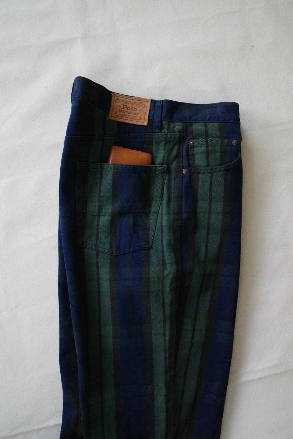 폴로 블랙와치 5p 스트레이트 팬츠 상품이미지1