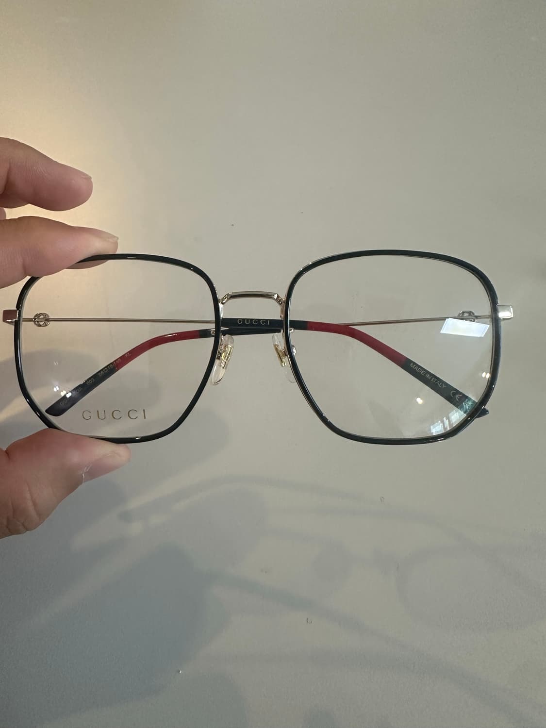 Gucci Eyewear 육각 프레임 안경 상품이미지1