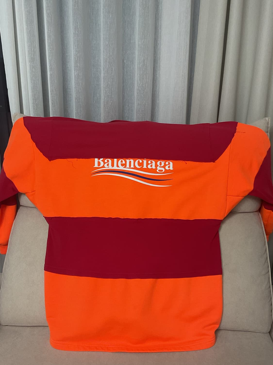 Balenciaga Oversized cutting 폴로티 (백화점택) 상품이미지4