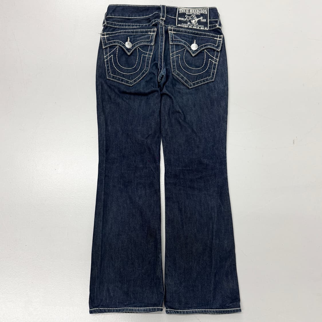 트루릴리전 Y2K 흰색스티치 로우라이즈 데님팬츠 상품이미지3