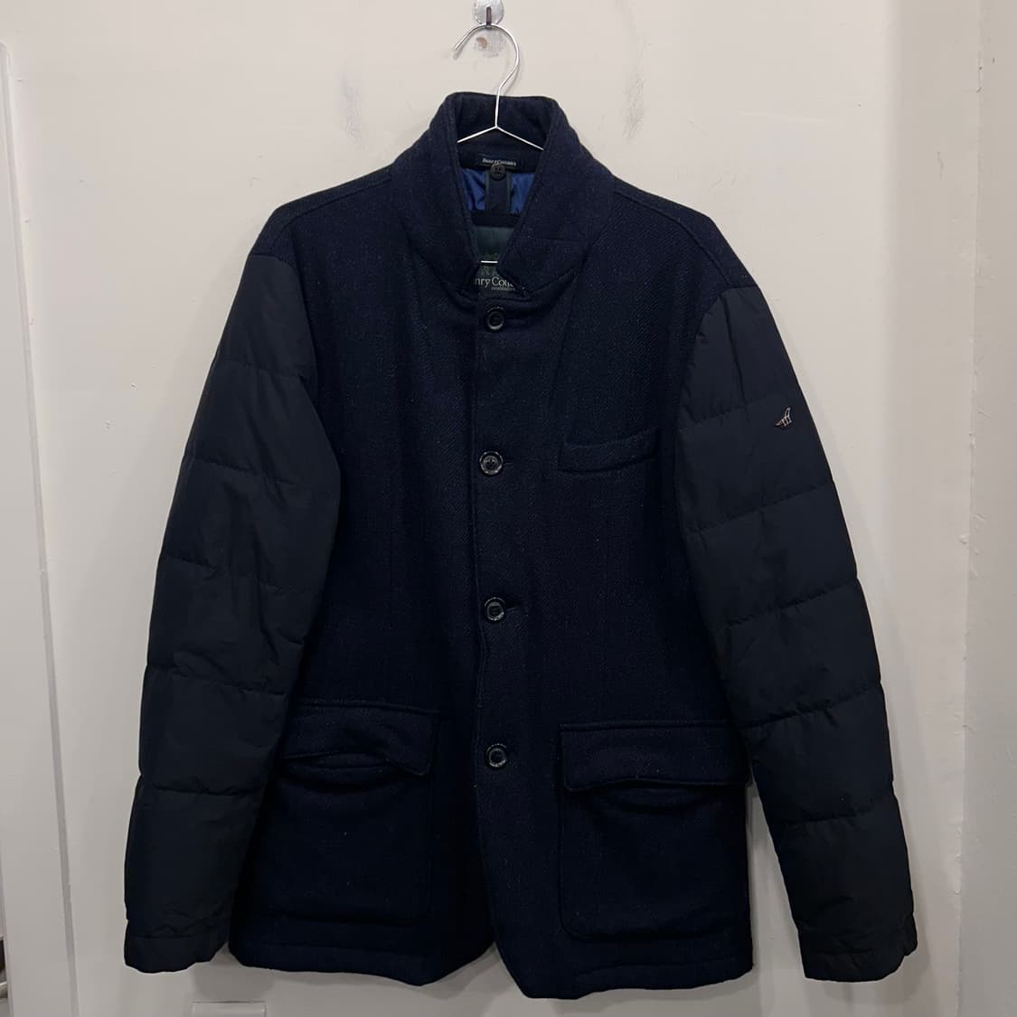 헨리코튼 덕다운 울헤링본 누빔 패딩자켓 상품이미지2