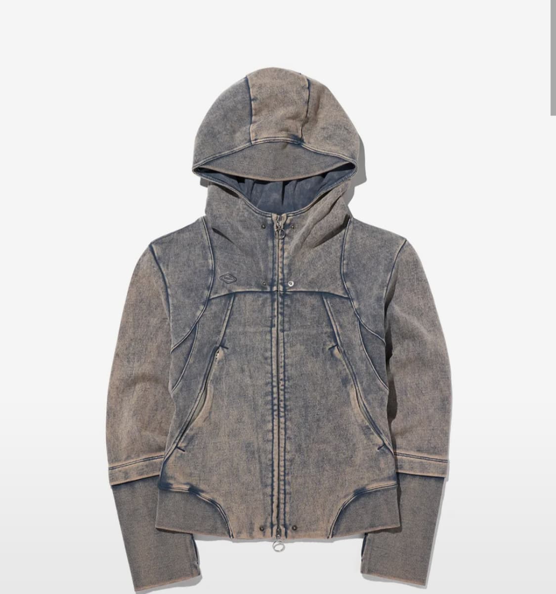 미스치프 후디집업 RHOMBUS PUNCHING HOODIE ZIP-UP 상품이미지1