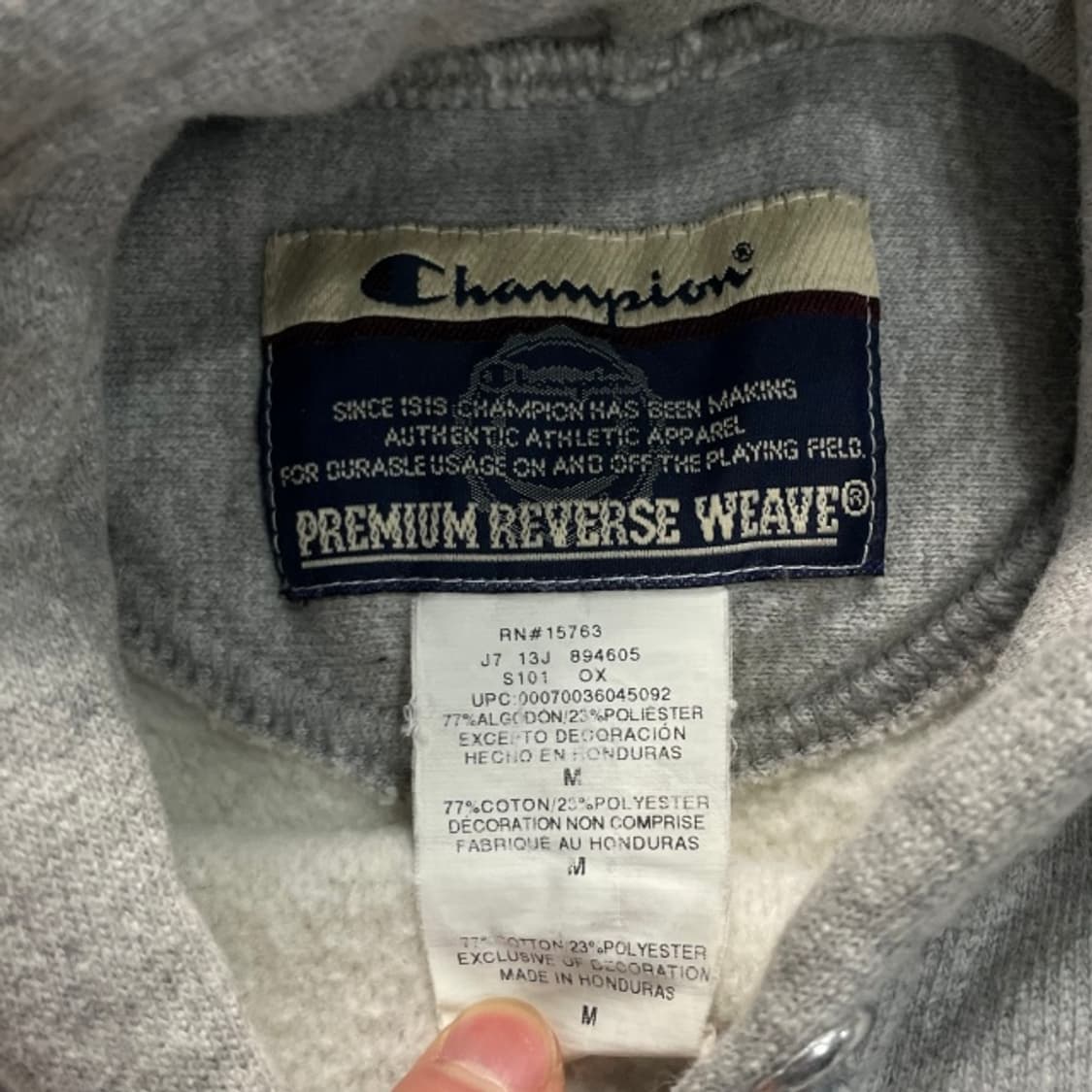 100 챔피언 리버스위브 USA 후드티  상품이미지4