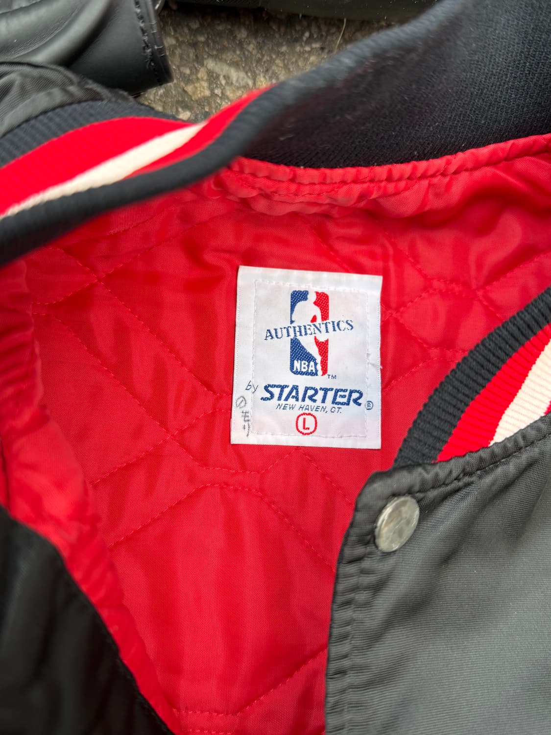 🇺🇸90s Made in USA 스타터 시카고불스 새틴 바시티 자켓 상품이미지4