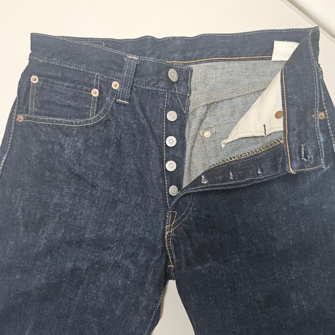 슈가케인 14oz 셀비지 데님 W30 L35 상품이미지9