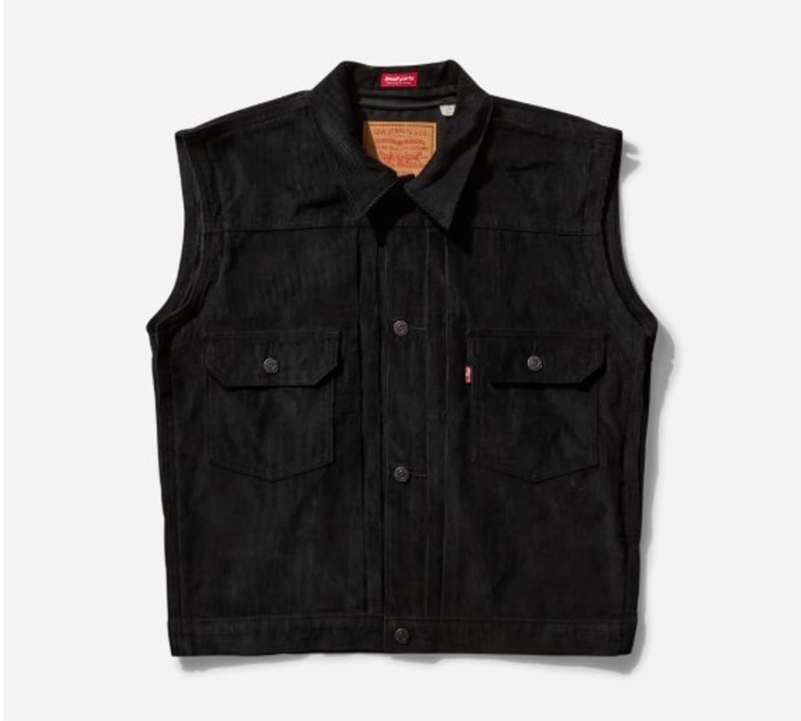 리바이스 x 언더커버 피나클 타입2 트러커 자켓 블랙 상품이미지3