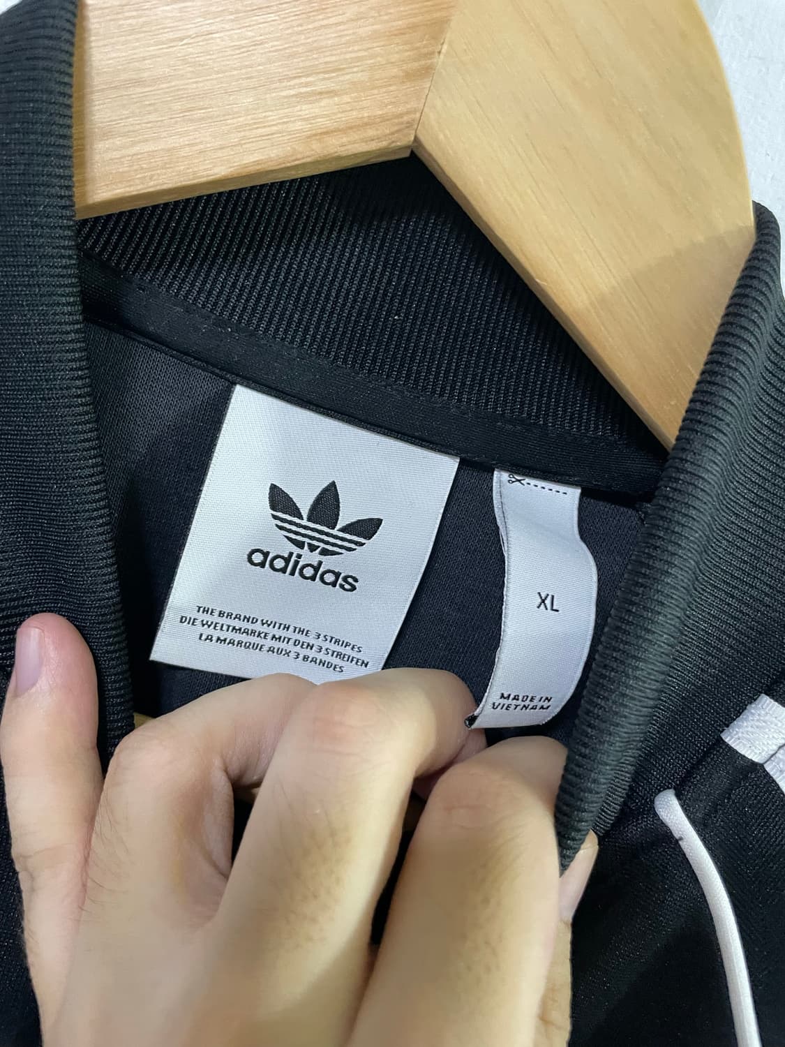 아디다스 파이어버드 트랙탑 져지 자켓 XL 투웨이지퍼 상품이미지3